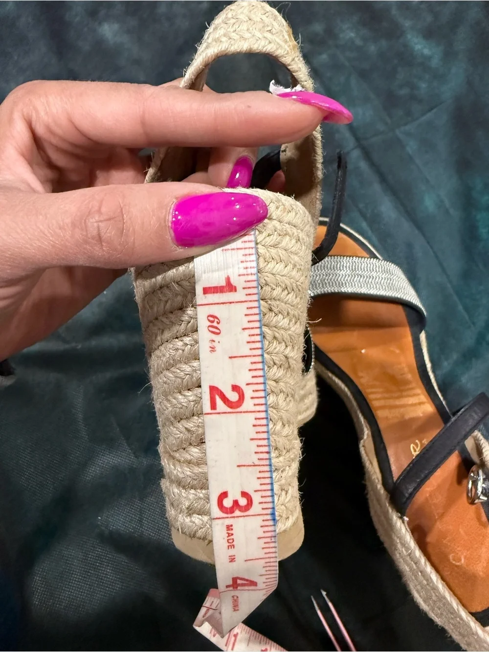 🔥Casteller women’s Black Espadrille Wedge Sandals - Black Size 8 EC🔥